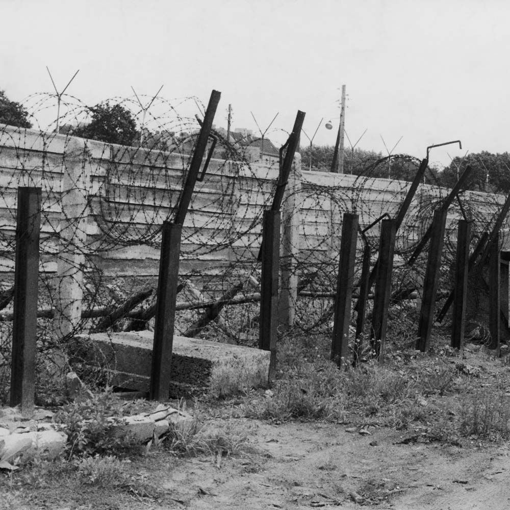 Der "Todesstreifen": Die Grenzanlage wurde mit einem ausgeklügelten System ausgestattet, das jeden Fluchtversuch unmöglich machen sollte. 