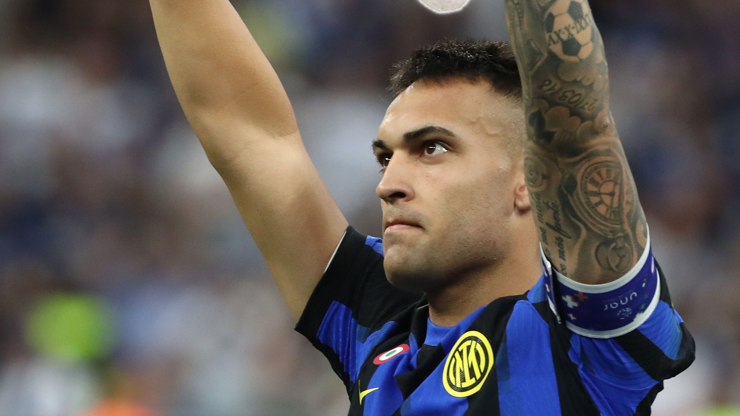 <strong>Platz 13 (geteilt): Lautaro Martínez - Marktwert: 110 Millionen Euro</strong>&nbsp;<br>Alter: 27<br>Verein: Inter Mailand