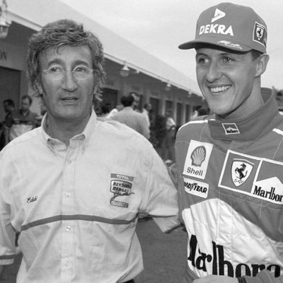 Michael Schumacher und Eddie Jordan