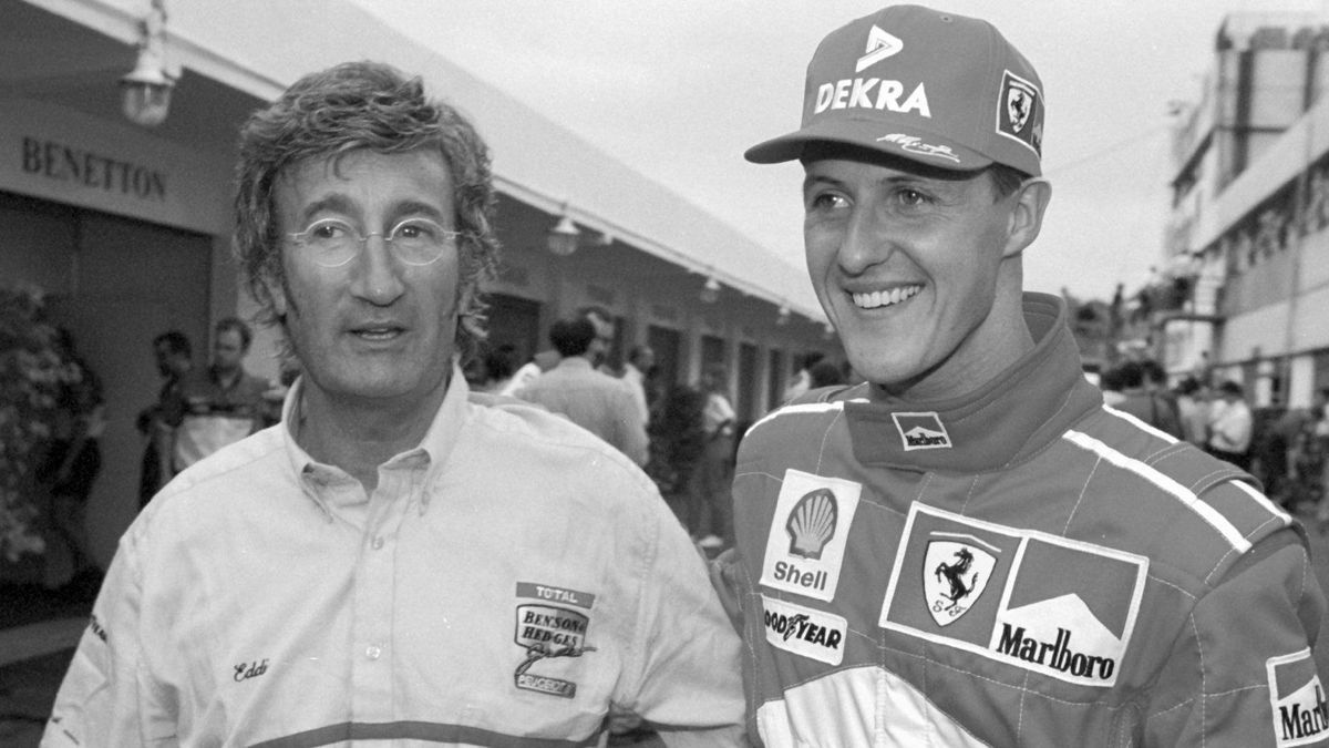 Michael Schumacher und Eddie Jordan