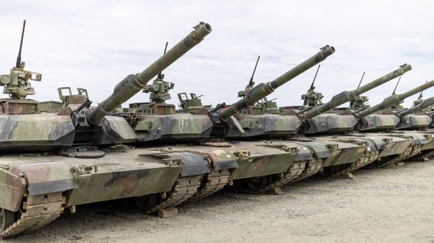 US-Panzer sind nur geliehen - behaupten russische Propagandisten.