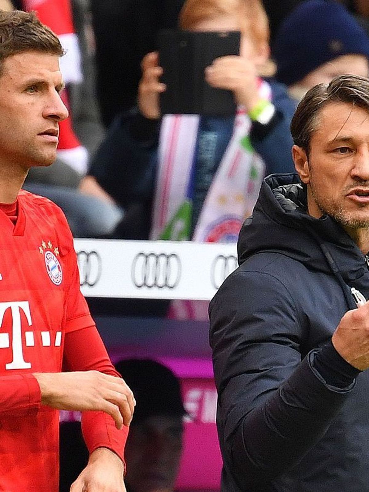 Thomas Müller und Niko Kovac