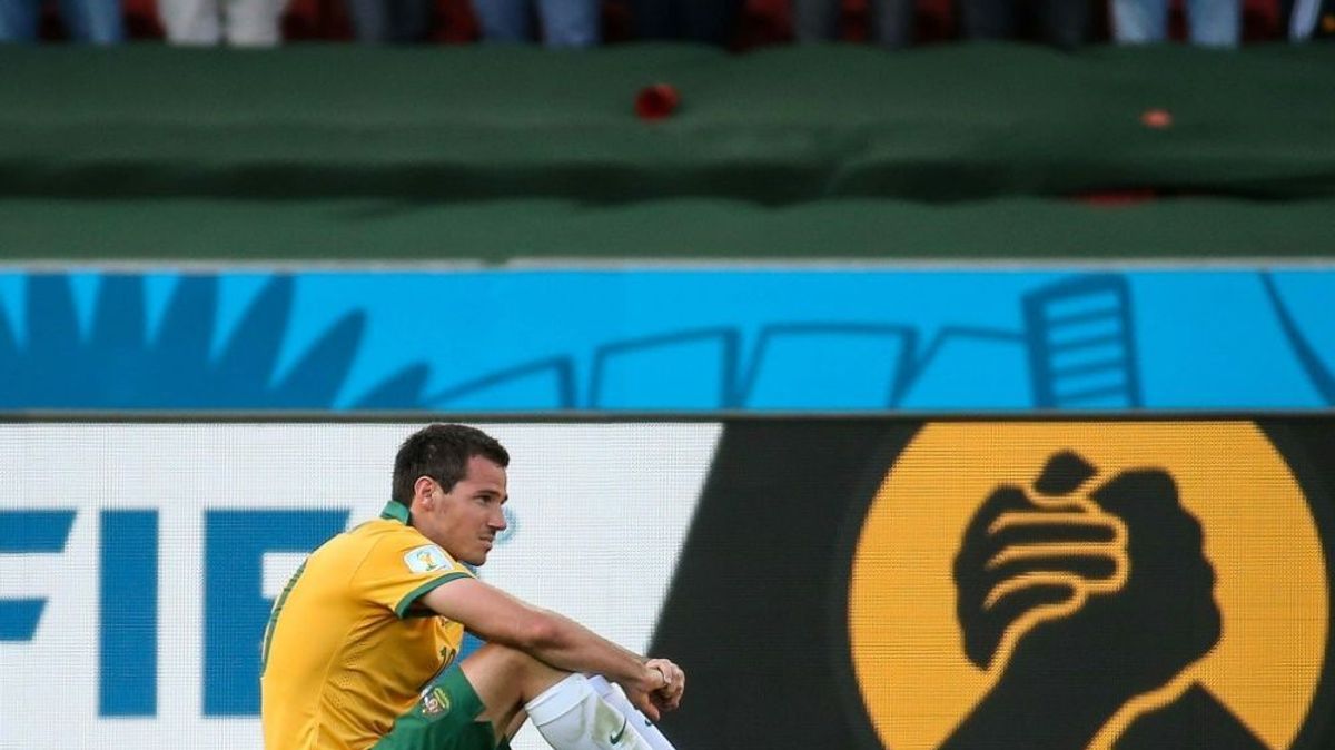 Trotz Leckies Treffer holte Australien nur einen Punkt