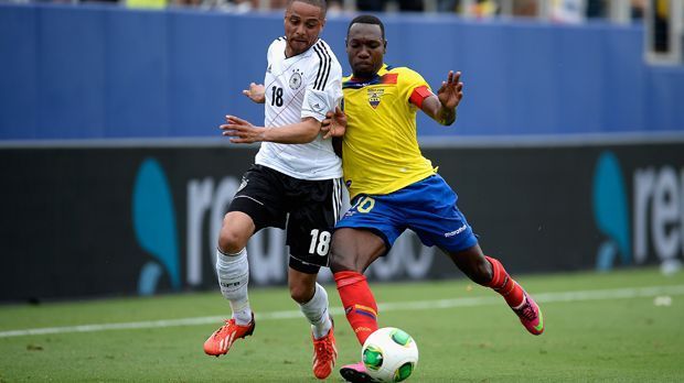 
                <strong>Sidney Sam</strong><br>
                Mittelfeld: Sidney Sam; Debüt: 29. Mai 2013 gegen Ecuador; damaliger Klub: Bayer Leverkusen; Länderspiele insgesamt: 5
              