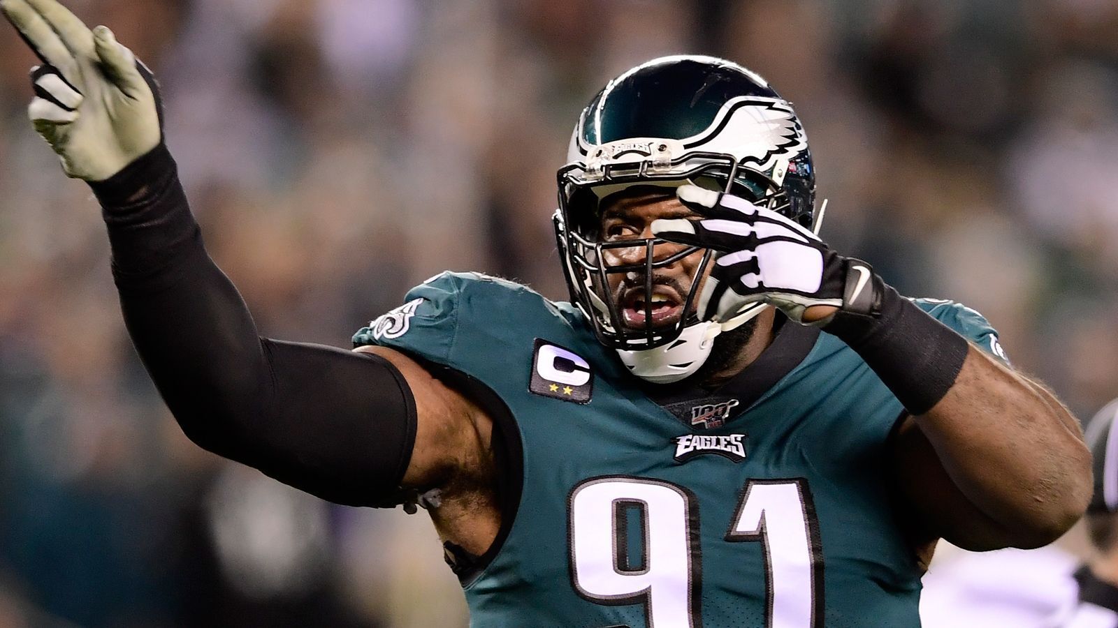 
                <strong>NFC: Interior Defensive Lineman</strong><br>
                Fletcher Cox (Bild; Philadelphia Eagles)Grady Jarrett (Atlanta Falcons)Kenny Clark (Green Bay Packers) - ersetzt Aaron Donald (Los Angeles Rams)
              