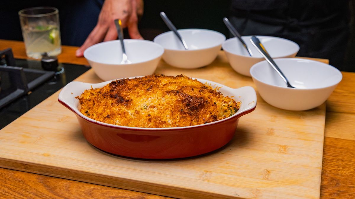 Alpen-Mac & Cheese mit Bergkäse & Trüffelöl