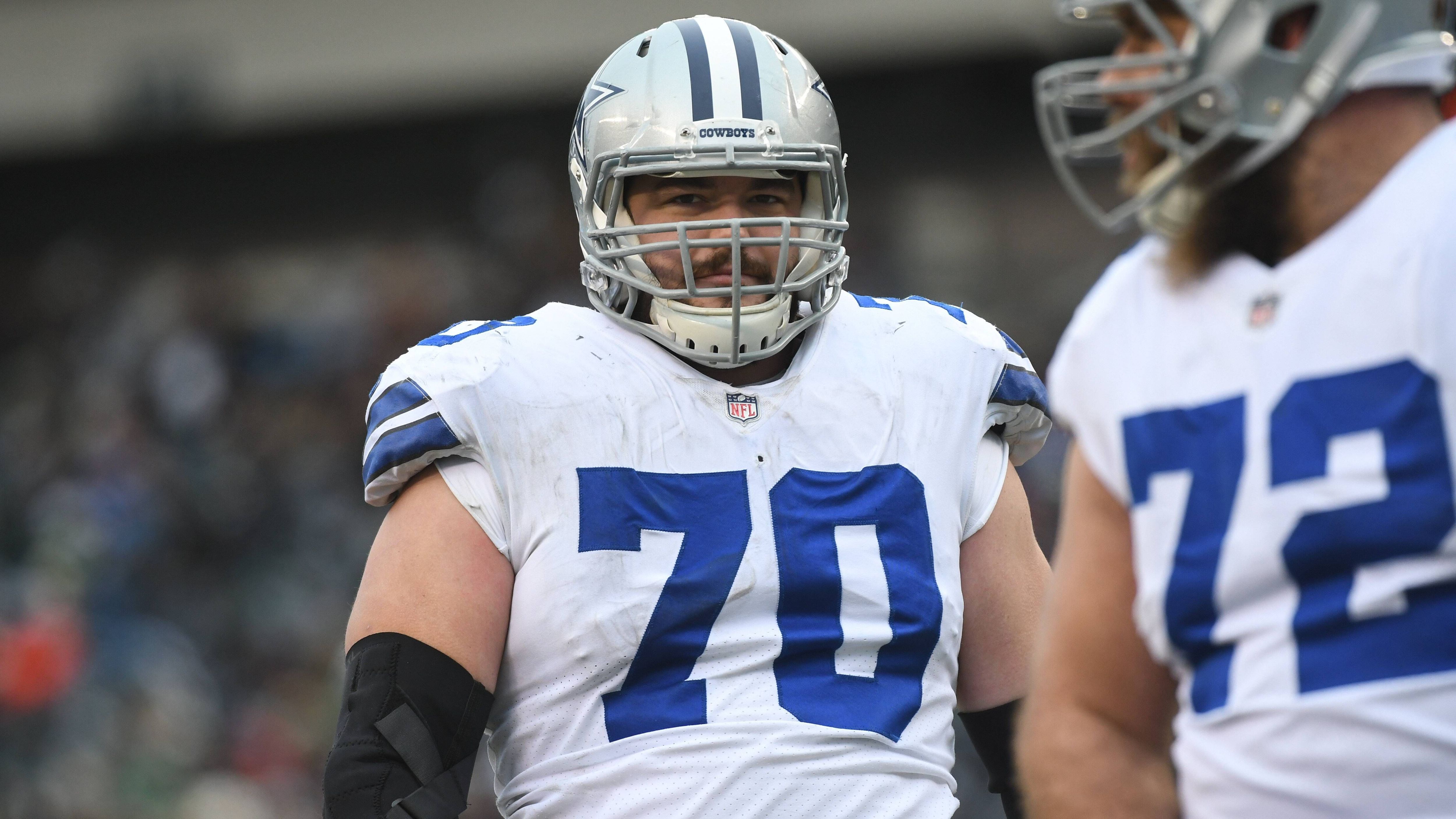 <strong>Right Guard: Zack Martin</strong><br>Siebenmaliger All-Pro. Kein anderer Offense-Spieler in der Geschichte der Dallas Cowboys hat mehr.&nbsp;<br><em>Bank:<br>-&nbsp;Marshal Yanda<br>Knapp verpasst:<br>-&nbsp;Jahri Evans</em>