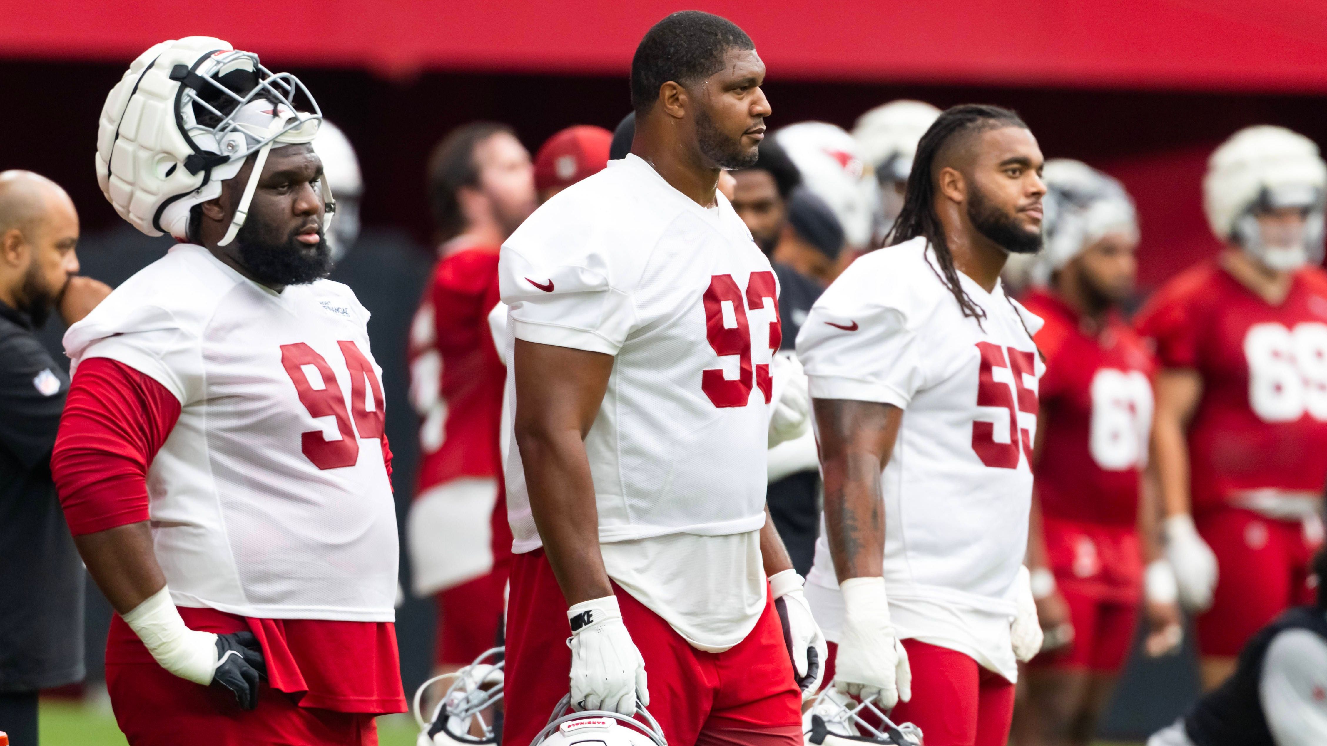 <strong>Arizona Cardinals</strong><br>QB Kyler Murray, RB James Conner, C Hjalte Froholdt, DE Calais Campbell, LB Mack Wilson Sr., S Budda Baker, S Joey Blount