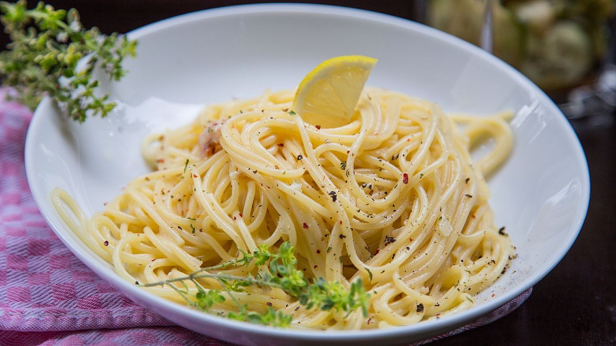 Zitronen Spaghetti