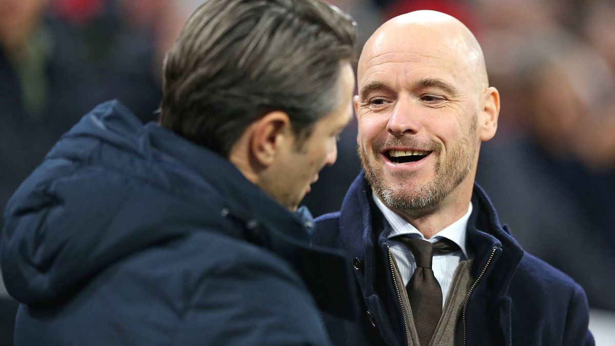 12.12.2018, Fussball UEFA Champions League 2018 2019, Gruppenphase, 6.Spieltag, Ajax Amsterdam - FC Bayern München, in der Johan Cruijff Arena Amsterdam. (L-R) Trainer Niko Kovac (Bayern München) u...