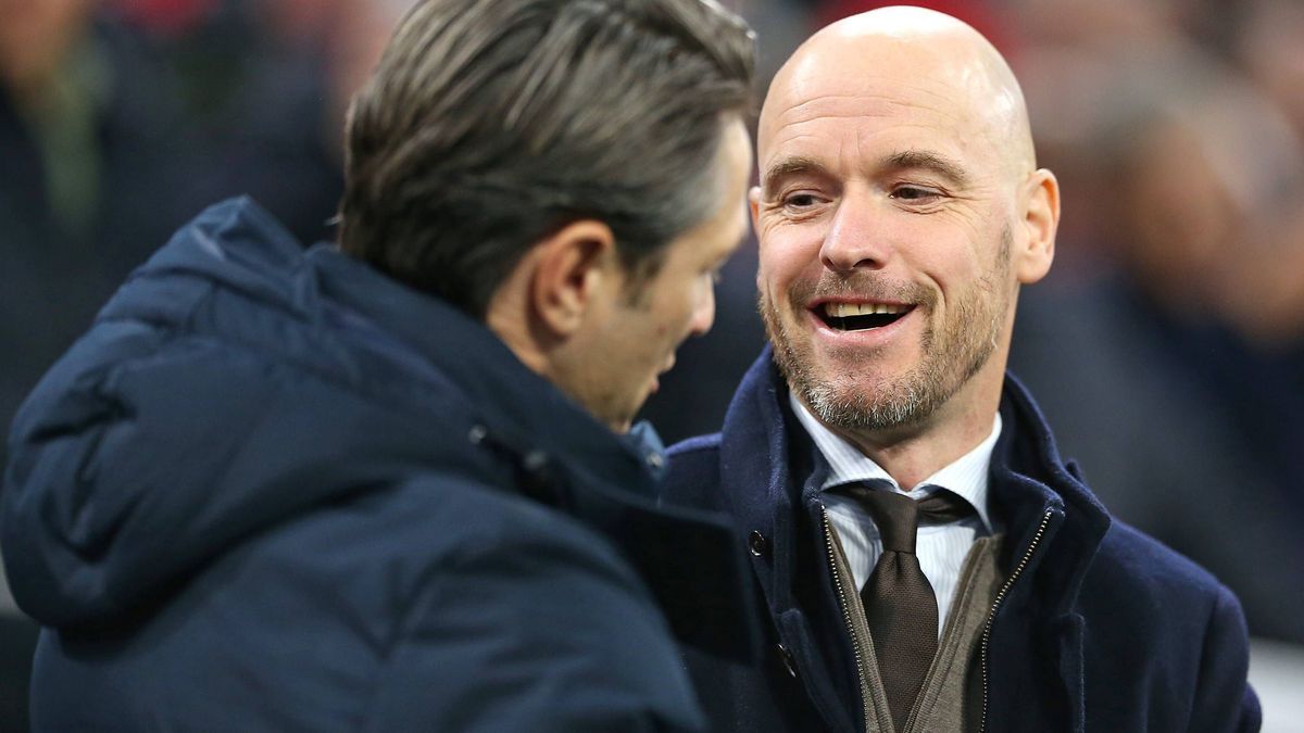 12.12.2018, Fussball UEFA Champions League 2018 2019, Gruppenphase, 6.Spieltag, Ajax Amsterdam - FC Bayern München, in der Johan Cruijff Arena Amsterdam. (L-R) Trainer Niko Kovac (Bayern München) u...