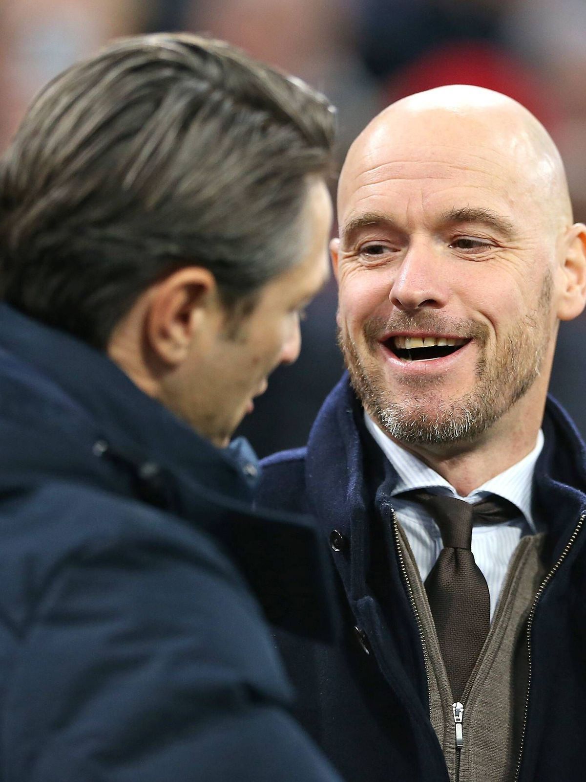 12.12.2018, Fussball UEFA Champions League 2018 2019, Gruppenphase, 6.Spieltag, Ajax Amsterdam - FC Bayern München, in der Johan Cruijff Arena Amsterdam. (L-R) Trainer Niko Kovac (Bayern München) u...