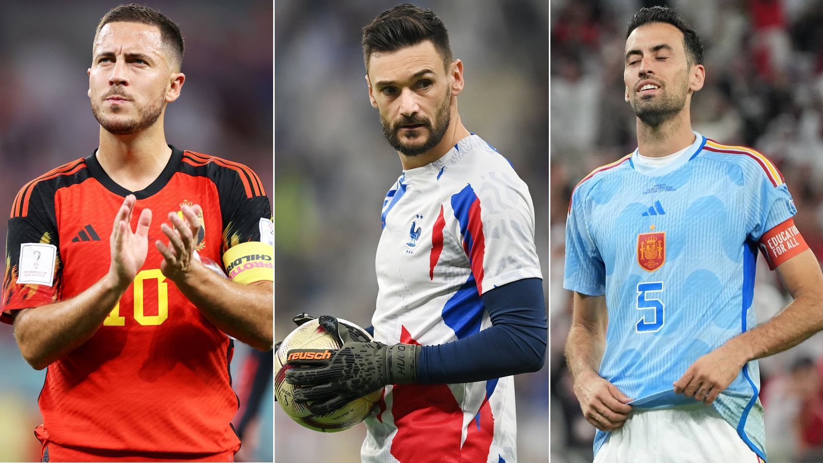 
                <strong>Rücktritt aus der Nationalmannschaft: Auch Lloris dankt nach WM in Katar ab</strong><br>
                Nun also auch Hugo Lloris (Mi.)! Der Franzose erklärte nach der Final-Niederlage bei der WM 2022 den Rücktritt aus der Nationalmannschaft. Damit folgt er einigen Stars, die schon vor dem Routinier ihre Nationalmannschafts-Laufbahn infolge des WM-Ausscheidens beendeten. ran zeigt sie. 
              