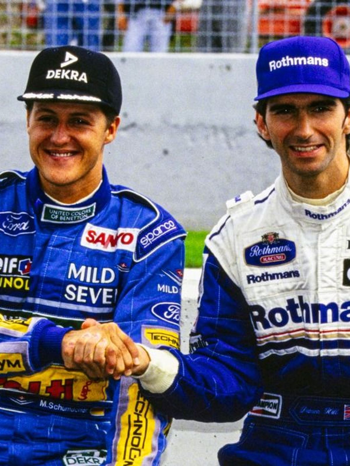Schumacher und Hill respektierten sich, waren aber nie enge Freunde