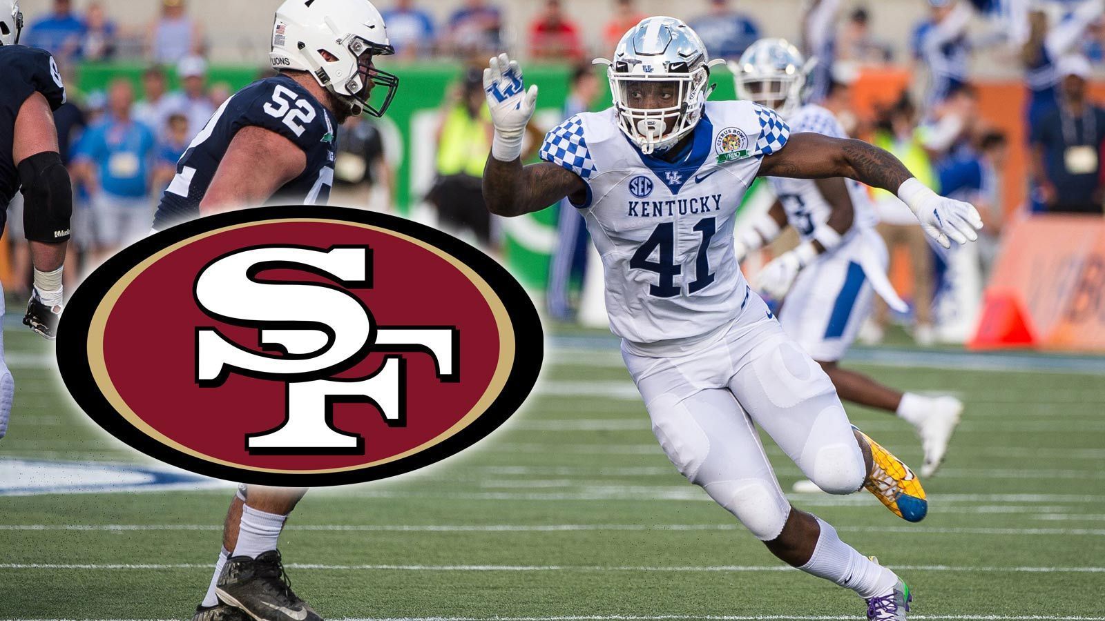 
                <strong>Pick 2: Josh Allen - San Francisco 49ers</strong><br>
                Position: LinebackerCollege: Kentucky
              