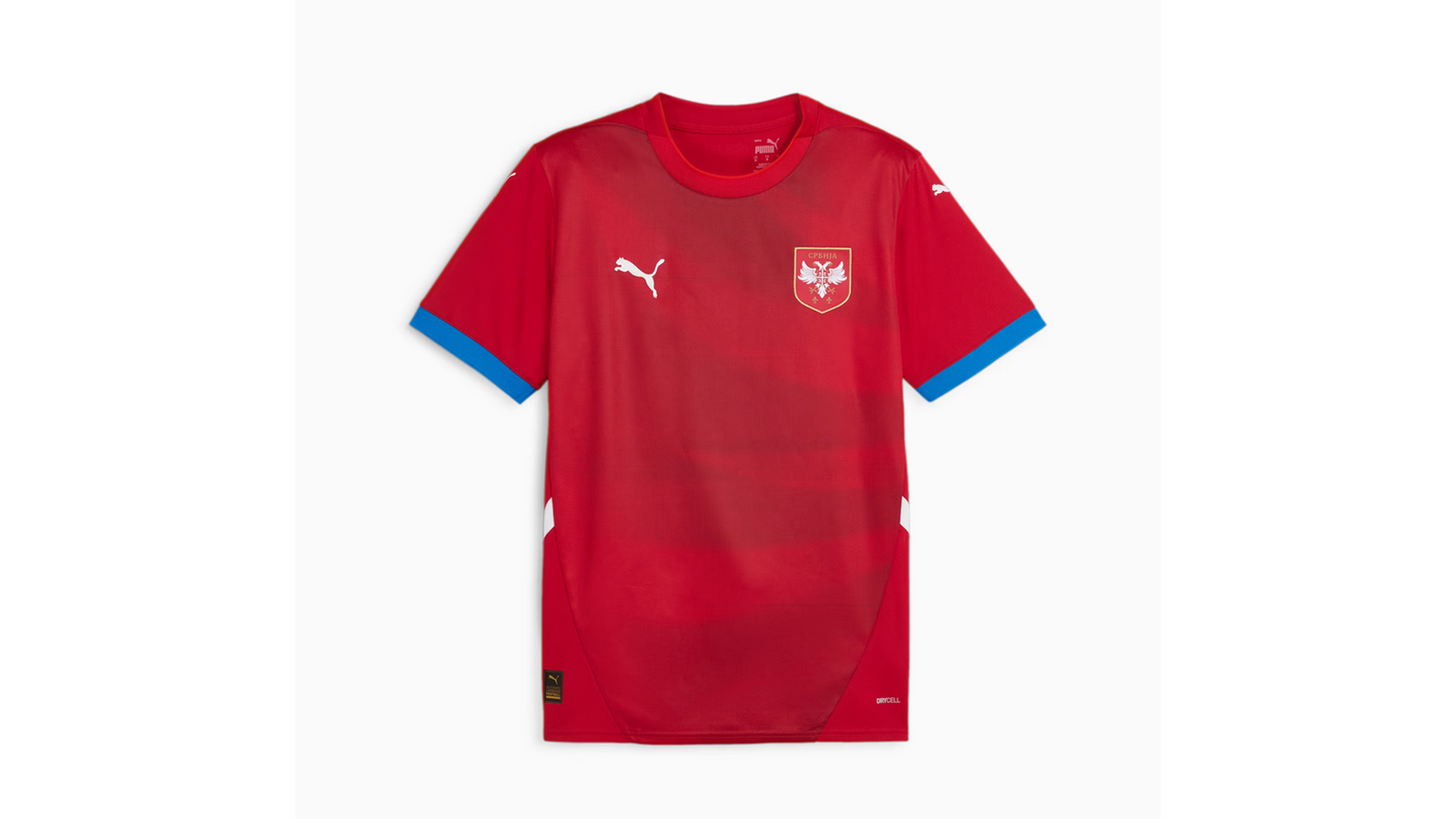 <strong>Gruppe C: Serbien - Heimtrikot</strong><br>Das Trikot ist klassisch gehalten. Rot mit kleinen weißen und blauen Akzenten.