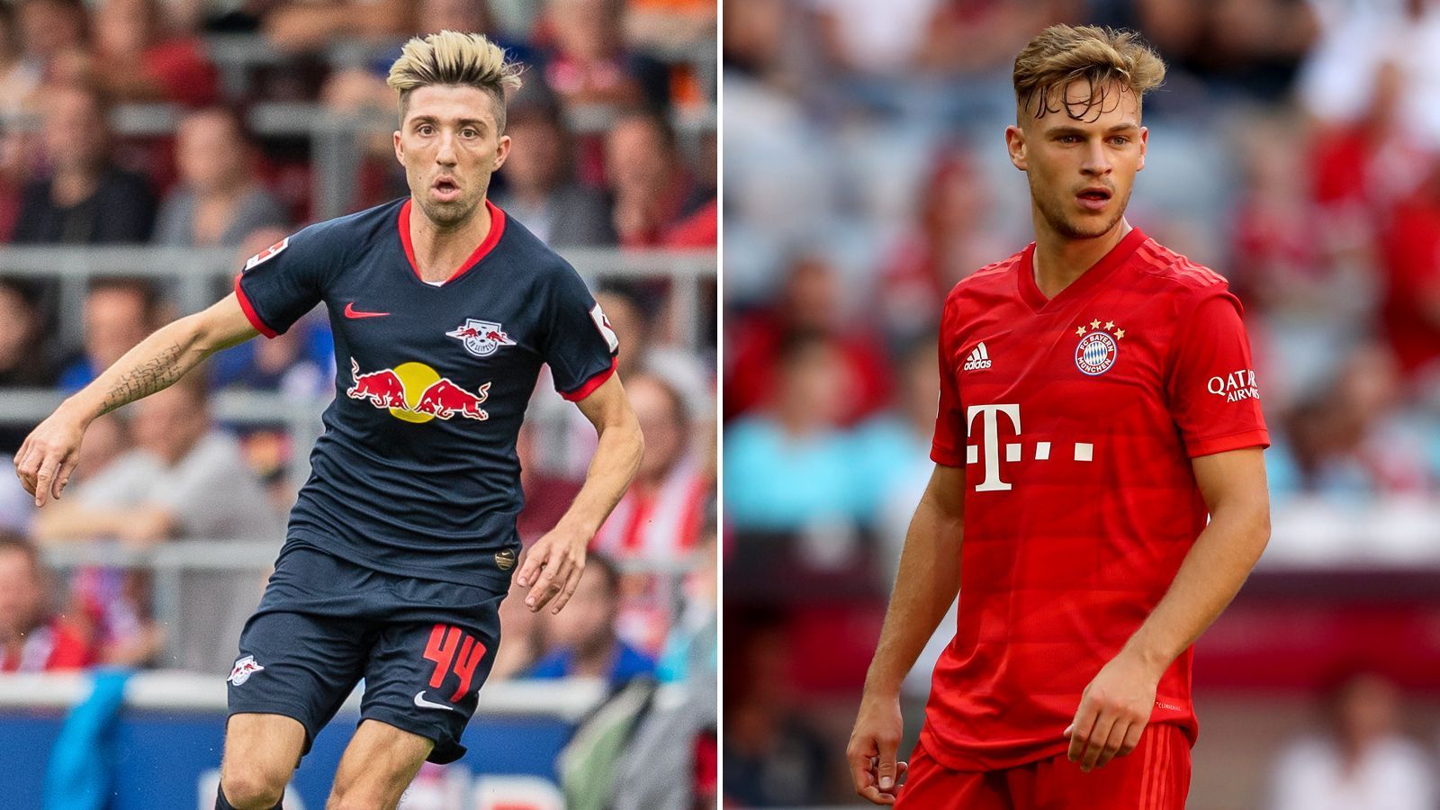 
                <strong>Kevin Kampl vs. Joshua Kimmich</strong><br>
                Ein Duell auf Augenhöhe: Kampl ist der erfahrenere Mittelfeld-Akteur, ein wichtiger Satbilisator im Leipziger Spiel. Kimmich hat nach seinem Wechsel vom Rechtsverteidiger zum Sechser bei den Bayern aber genauso das Messer zwischen den Zähnen und scheut wie sein Gegenüber keinen Zweikampf. Erneute Punkteteilung. 4:6.
              