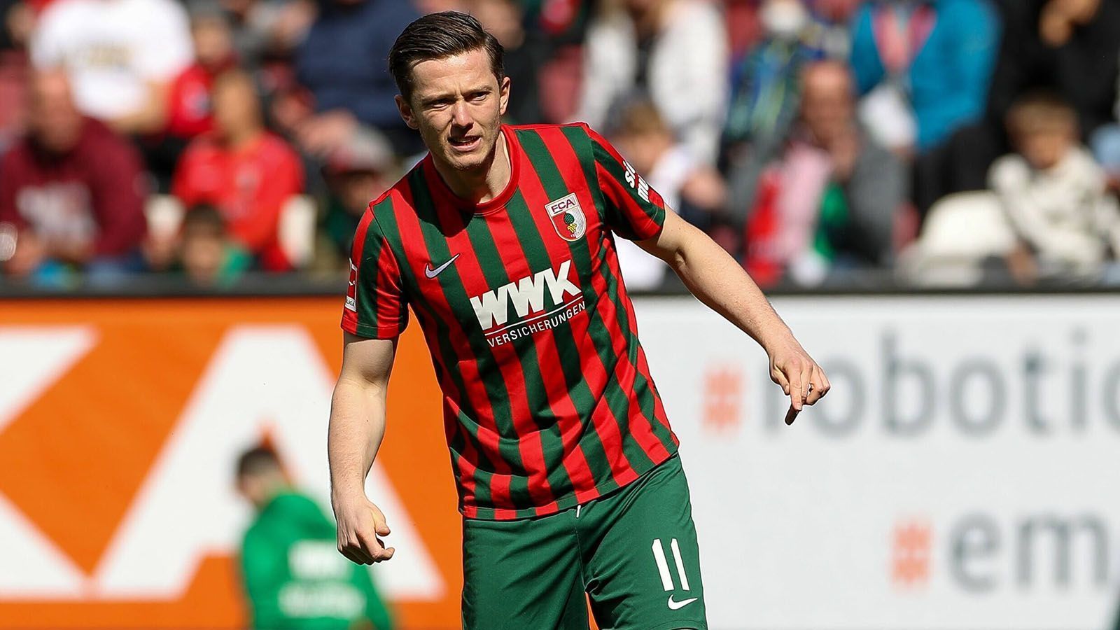 
                <strong>FC Augsburg</strong><br>
                Abgänge: Michael Gregoritsch (SC Freiburg), Ricardo Pepi (FC Groningen/Leihe), Jan Moravek (Bohemians Prag 1905), Tim Civeja (FC Ingolstadt/Leihe), Lasse Günther (Jahn Regensburg/Leihe), Maurice Malone (Wolfsberger AC/Leihe), Henri Koudossou (Austria Lustenau/Leihe), Felix Götze (RW Essen/Leihe), Jozo Stanic (NK Varazdin/Leihe), Alfred Finnbogason (Lyngy BK)
              