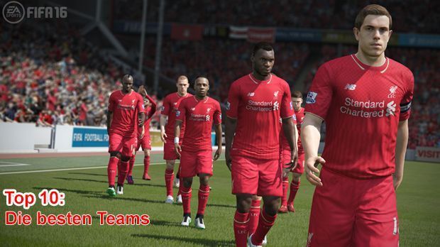 
                <strong>Die besten Teams in FIFA 16</strong><br>
                EA Sports bewertet die Mannschaften in FIFA 16 in drei Kategorien: Angriff, Mittelfeld und Defensive. In Kombination mit der taktischen Ausrichtung und Qualität eines Vereins, ermittelt sich eine "Gesamt-Stärke". ran.de zeigt euch die zehn Teams mit der besten Bewertung in der Fußball-Simulation.
              