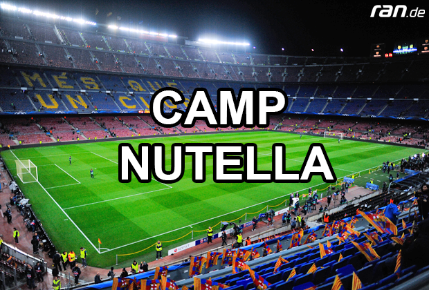 
                <strong>Camp Nutella</strong><br>
                Laut Vereinspräsident Josep Maria Bartomeu erwägt der FC Barcelona den Verkauf der Namensrechte für das Camp Nou. Das Stadion soll aber nicht komplett umbenannt werden, sondern nur einen Beinamen erhalten. Die ran.de-Redaktion reicht einige Vorschläge ein.
              