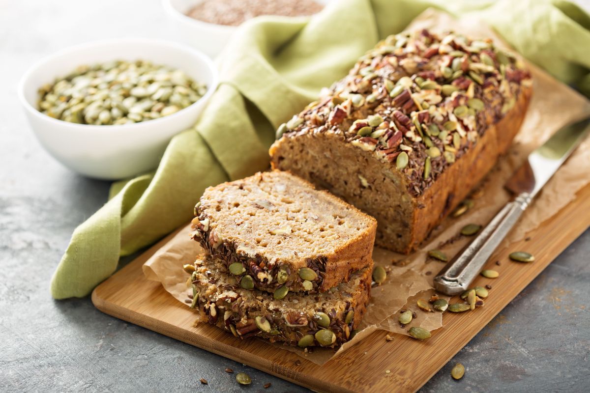 Rezept für schnelles Vollkorn-Nuss-Brot