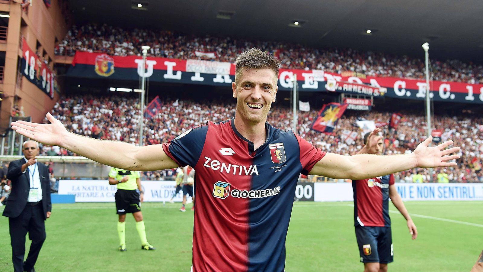 
                <strong>10. Platz - FC Genua: 151,82 Mio.</strong><br>
                Teuerste Verpflichtungen: Andrea Pinamonti (19,5 Mio.), Stefano Duraro (16,5 Mio.), Robert Acquafresca - Teuerste Abgänge: Krzysztof Piatek (Bild, 35 Mio.), Diego Milito (28 Mio.), Cristian Romero (26 Mio.)
              