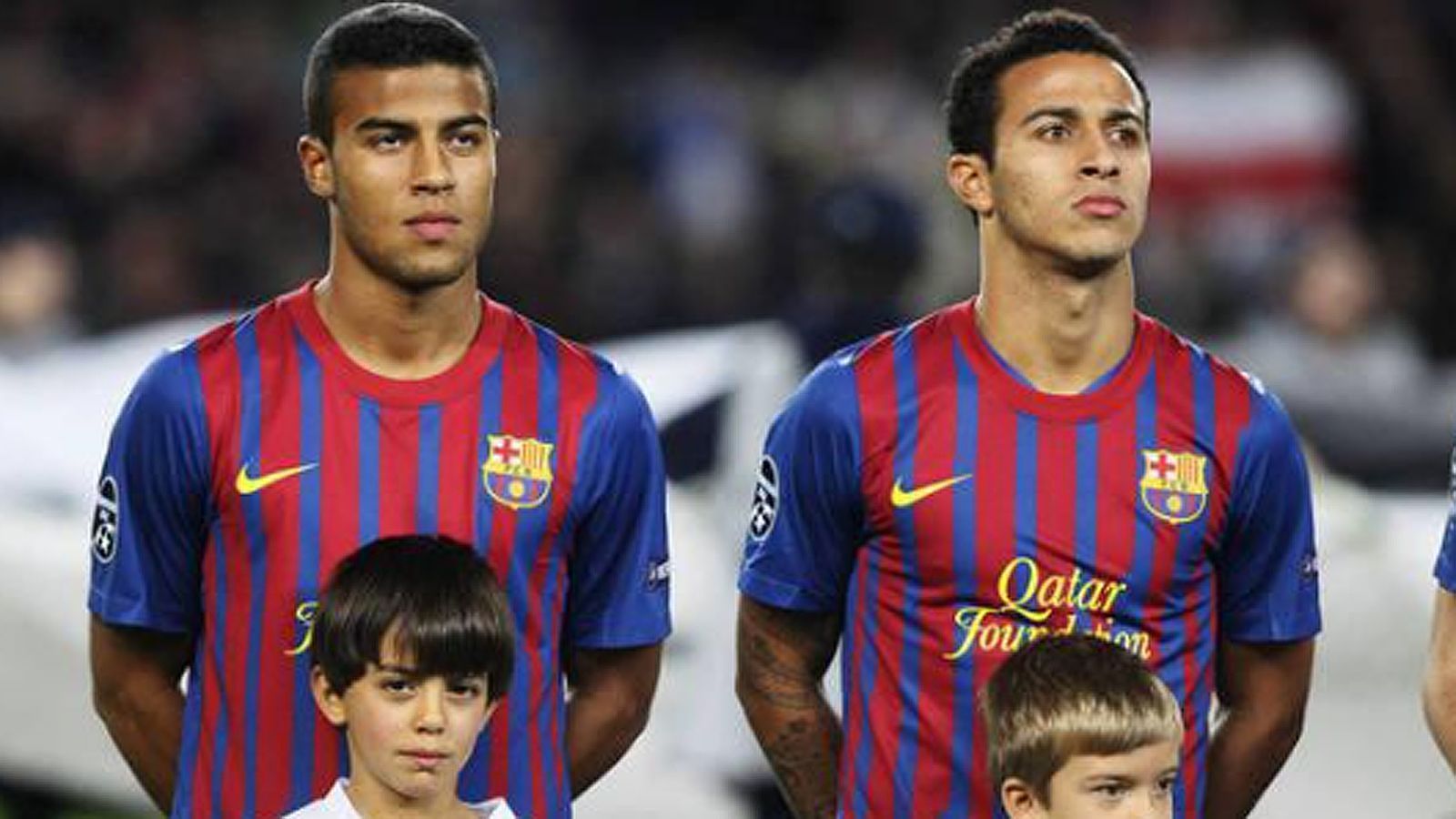 
                <strong>Rafinha (re.) und Thiago Alcantara (re., FC Barcelona)</strong><br>
                Gemeinsame Champions-League-Spiele: 2
              