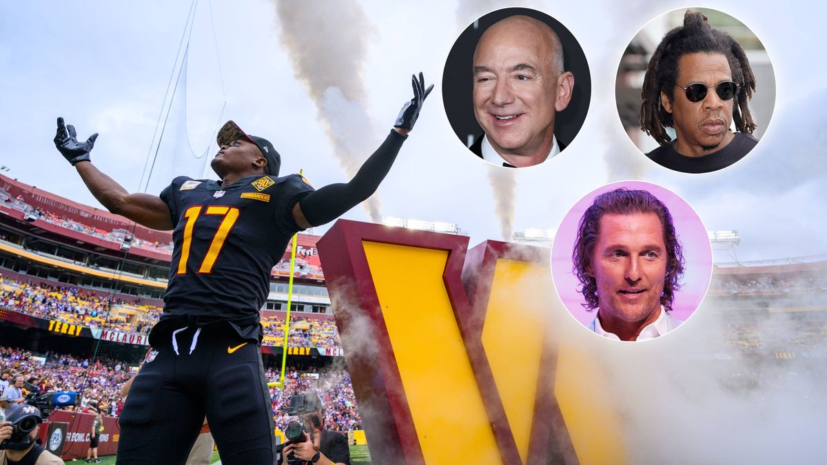Commanders-Verkauf Bezos, Jay-Z und McConaughey