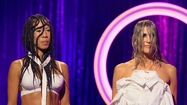Für Zuzel und Charlene endet die Reise bei GNTM 2023 bereits an Tag eins.