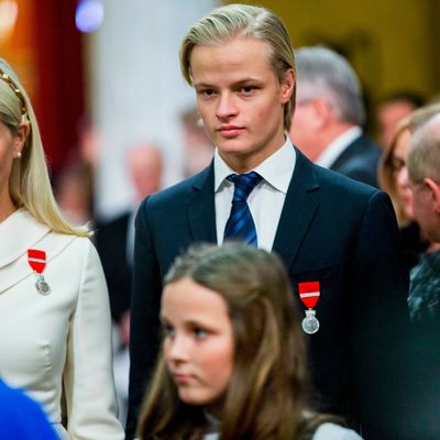 Kronprinzessin Mette-Marit von Norwegen und ihr Sohn Marius Borg Høiby