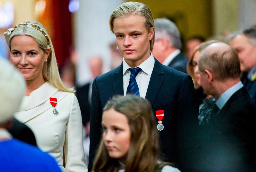 Gegen den Sohn von Kronprinzessin Mette-Marit von Norwegen wird ermittelt.