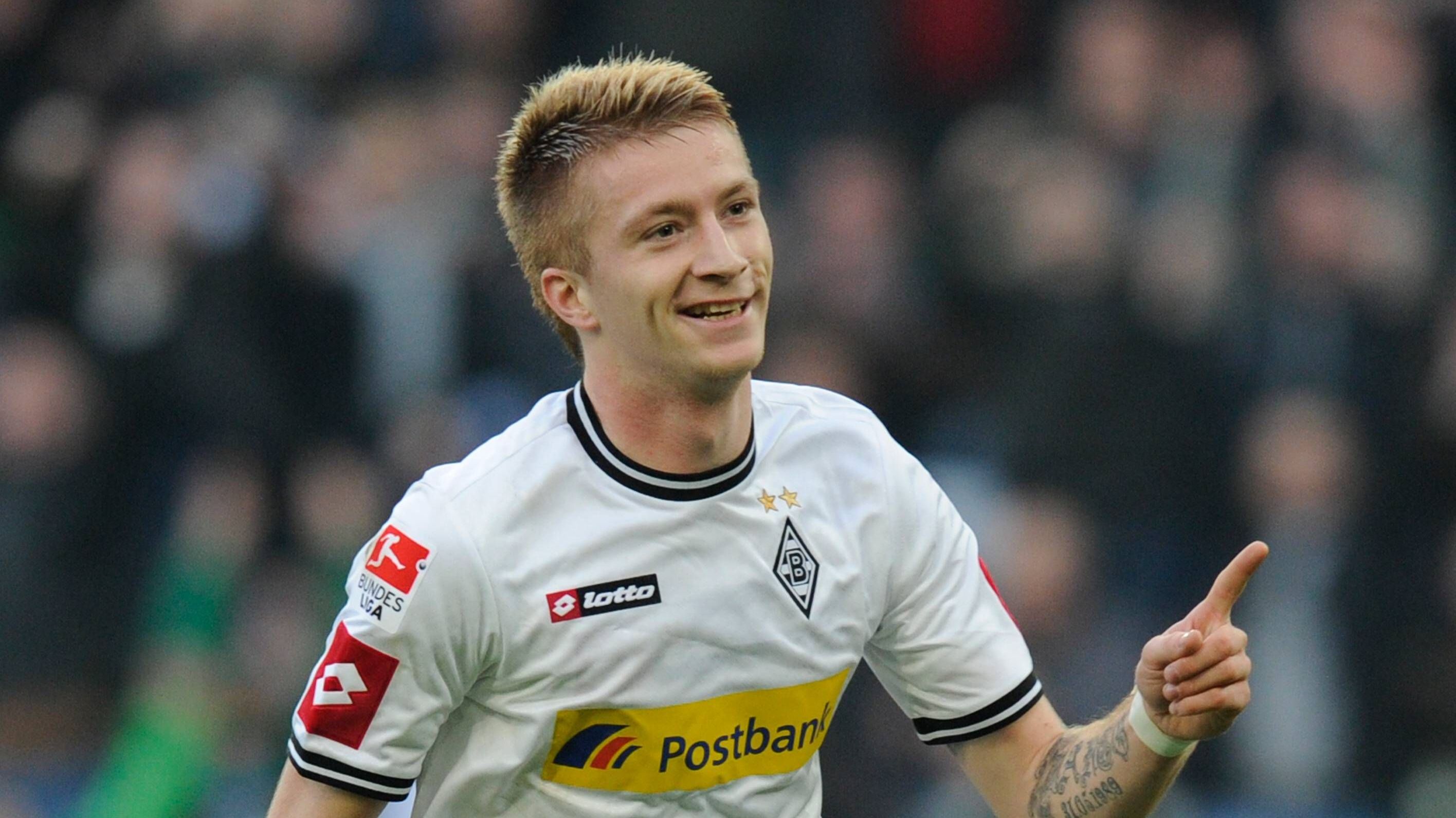 <strong>Top-Transfer: Marco Reus</strong><br>Der erste große Top-Transfer von Eberl bei Borussia Mönchengladbach in seiner ersten kompletten Saison als Sportdirektor. Für eine einzige Million Euro kam Reus 2009 von LR Ahlen nach Gladbach. Drei Jahre später wurde er für gut 17 Millionen Euro zu Borussia Dortmund verkauft.