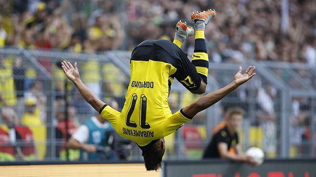 
                <strong>Pierre-Emerick Aubameyang</strong><br>
                Platz 3: Pierre-Emerick Aubameyang - 34,3 km/h. Die ganze Liga weiß, wie schnell der Gabuner ist. Blöd nur, dass die jungen Gladbacher Innenverteidiger vorher noch hier Bundesliga gespielt haben.
              