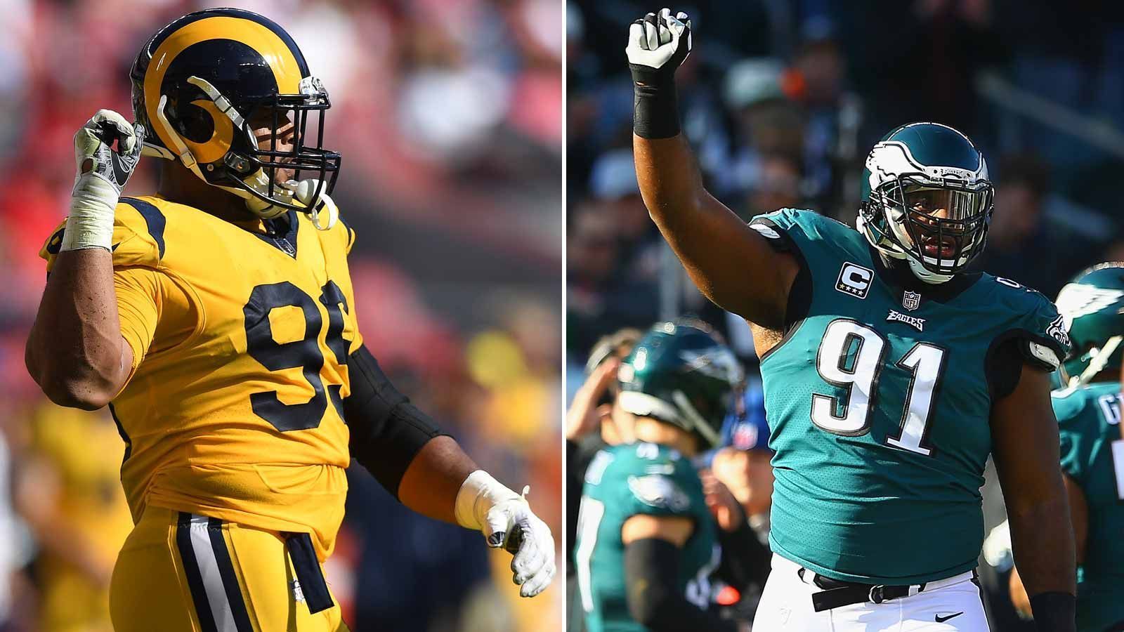 
                <strong>Defensive Linemen</strong><br>
                First Team: Aaron Donald (Los Angeles Rams), Fletcher Cox (Philadelphia Eagles)Second Team: Chris Jones (Kansas City Chiefs), J.J. Watt (Houston Texans)
              