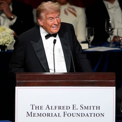 Trump beim Alfred Smith Dinner