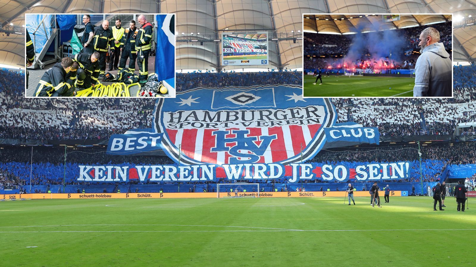 
                <strong>Irres Hamburg-Derby: Die besten Bilder zu HSV vs. St. Pauli</strong><br>
                Beim spektakulären Hamburg-Derby zwischen dem Hamburger SV und dem FC St. Pauli (4:3) sorgten die Fans für Feuer, Rauch und eine kuriose "Pediküre" vor dem Volksparkstadion. ran zeigt die besten Bilder zum prestigeträchtigen Stadtderby.
              