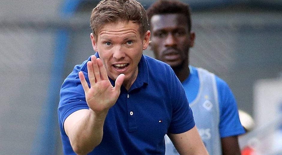 
                <strong>Julian Nagelsmann</strong><br>
                Auch ein Bundesliga-Duo befindet sich im Kreis der Kandidaten. Wie der Telegraph berichtet, soll sich vor allem Ex-BVB-Chefscout Sven Mislintat für beide aussprechen. Zum einen Hoffenheim-Coach Julian Nagelsmannm, der allerdings erst 2019 verfügbar sein wird.
              