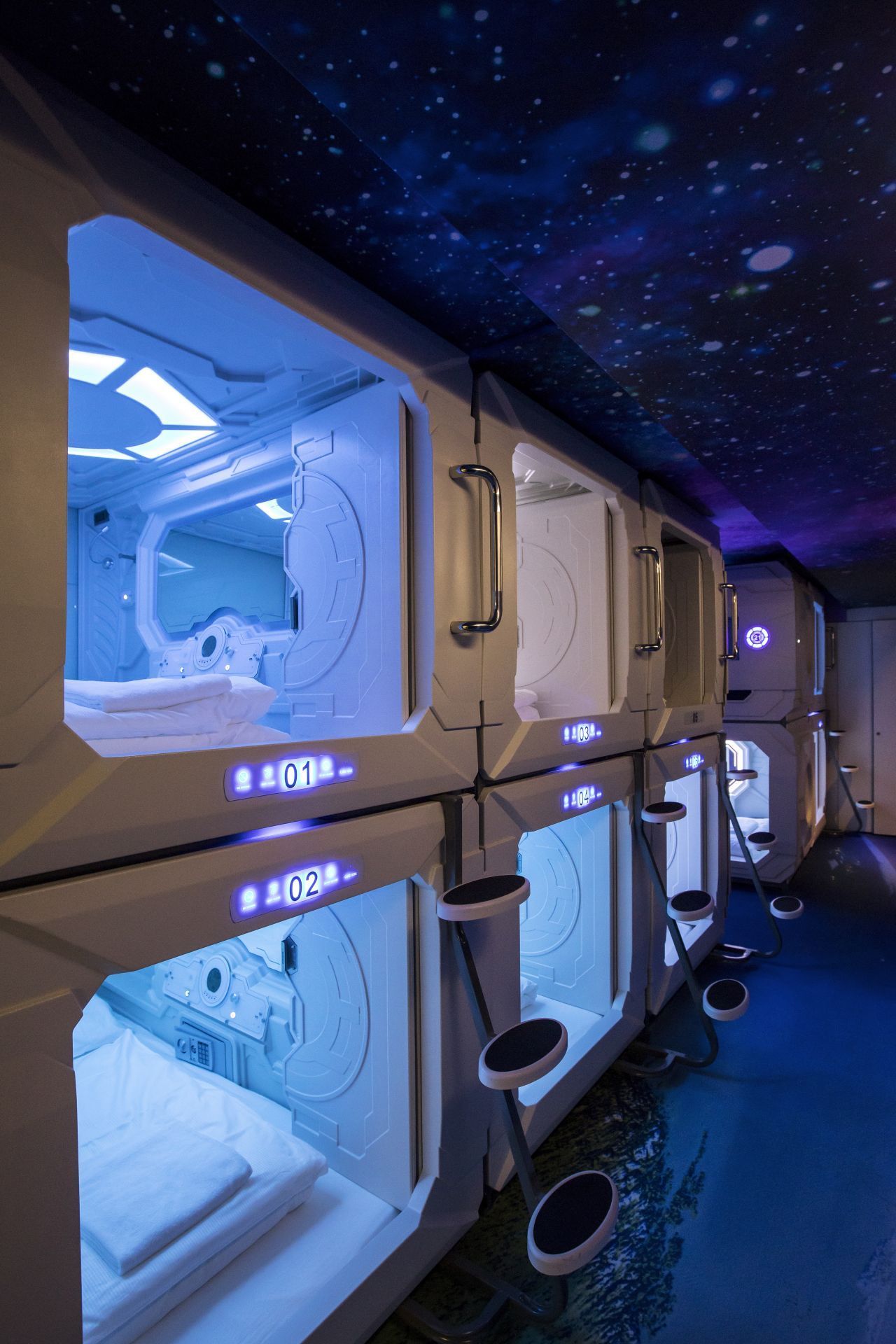 Das "Capsule-Hotel" in Luzern setzt auf Schlafkapseln.