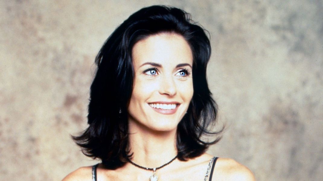 Courteney Cox beim Fotoshooting für die erste Staffel "Friends".