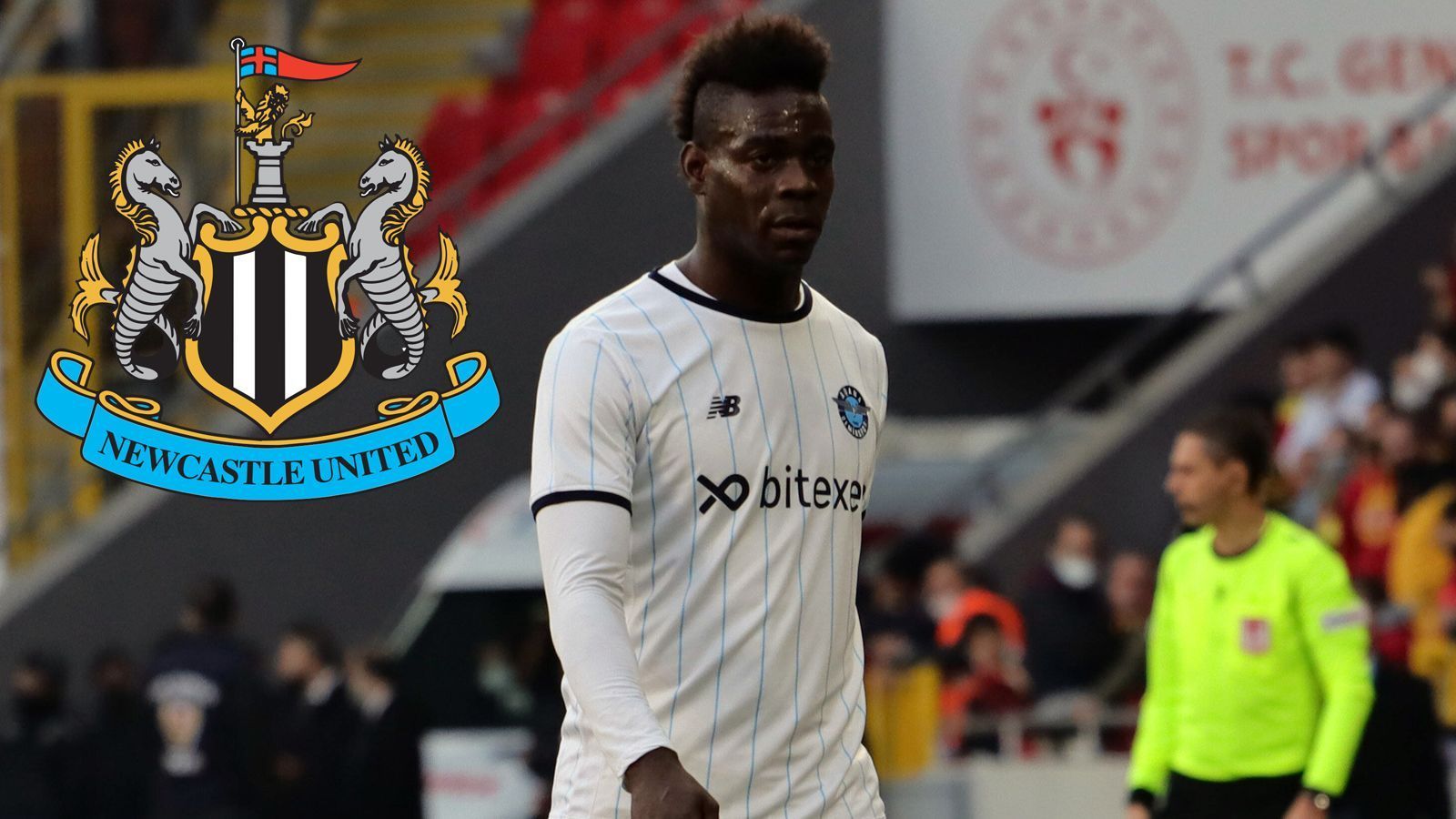 
                <strong>Mario Balotelli (Adana Demirspor)</strong><br>
                Newcastle United hat Anfang Januar Stürmer Chris Wood für kolportierte 30 Millionen Euro vom Ligarivalen FC Burnley verpflichtet, doch angeblich sollen die "Magpies" an einem weiteren Angreifer interessiert sein: Mario Balotelli. Laut der spanischen Zeitung "AS" weiß Murat Sancak, Vorsitzender von Balotellis aktuellem Klub Adana Demirspor, vom Interesse Newcastles am skandalträchtigen Profi. Der 31-jährige Balotelli, der eine Ausstiegsklausel in seinem Vertrag haben soll, wolle aber gar nicht unbedingt wechseln, nur gehen, "wenn der Präsident ihm eines Tages sagt, dass er gehen muss". Der Italiener kickte in der Vergangenheit bereits für die Premier-League-Topklubs Manchester City und FC Liverpool. Balotellis Vertrag in der Türkei läuft noch bis 2024.
              