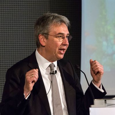 Archiv: Andreas Mundt, Präsident des Bundeskartellamtes, bei der Eröffnungsrede der 19. Internationalen Kartellkonferenz IKK am 14.03.2019