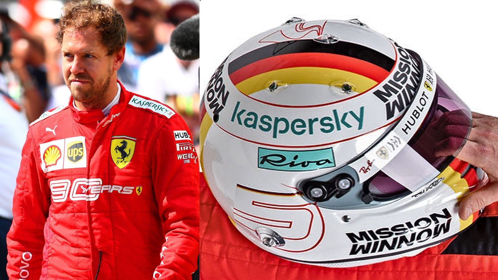 
                <strong>Sebastian Vettel (Scuderia Ferrari)</strong><br>
                Sebastian Vettel ist 32 Jahre alt und nicht bekannt für modische Abstrusitäten (mal seinen Haarschnitt zu Beginn 2018 außer Acht gelassen) Ja, okay. Manchmal trägt Seb auch extravagante Bärte - ABER: bei seinem Helm setzt er auf Tradition und nimmt das gleiche Design wie im Jahr zuvor.
              