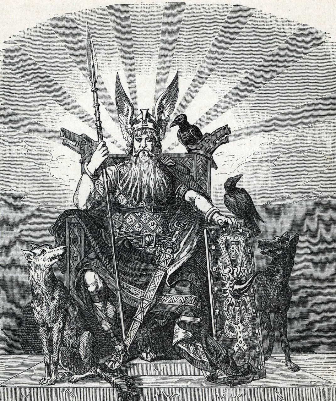 Anders dagegen in der nordischen Mythologie: Gott Odin wird von einem Raben begleitet. Der Vogel ist dort ein Symbol für Weisheit. Und auch bei den nordamerikanischen Indianer-Stämmen genießt der Rabe hohes Ansehen und wird verehrt.