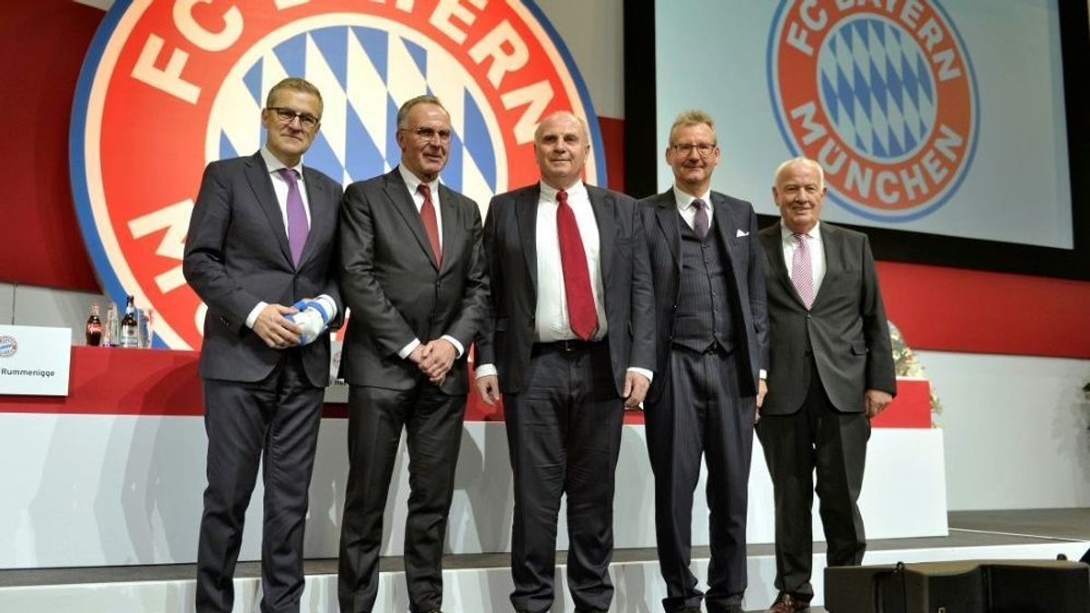 Die Führungsetage des FC Bayern rund um Uli Hoeneß