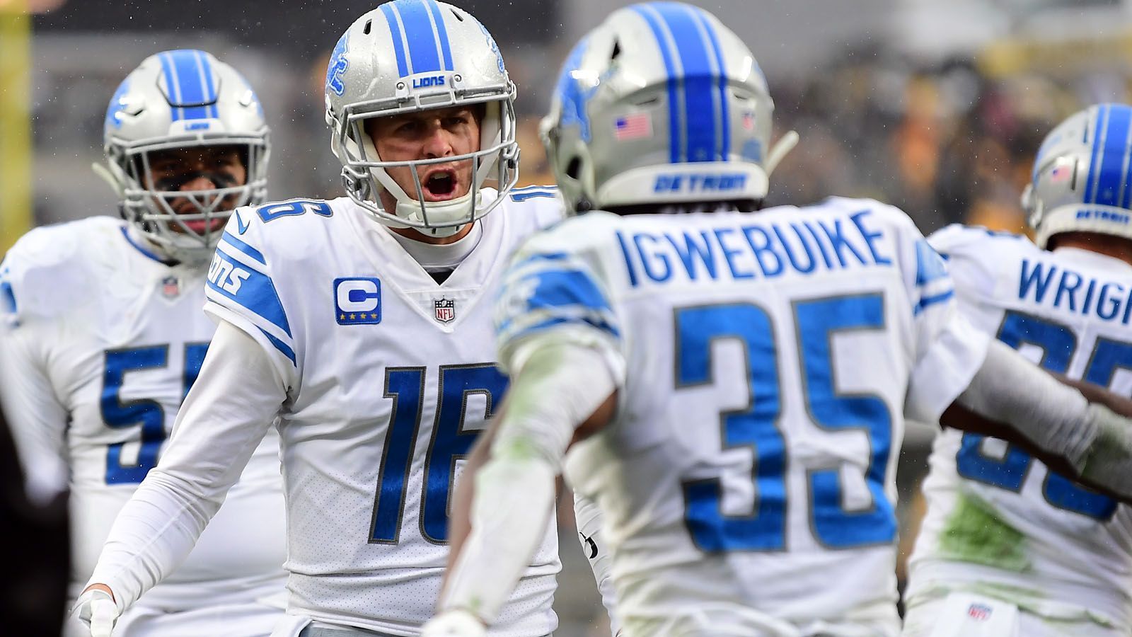 
                <strong>Gewinner: Detroit Lions</strong><br>
                DIE DETROIT LIONS HABEN NICHT VERLOREN UND EIN DENKBAR KNAPPES SPIEL GEGEN DIE PITTSBURGH STEELERS TROTZ ZAHLREICHER CHANCEN ZWAR NICHT GEWONNEN, ABER VERDAMMT NOCHMAL: DIE DETROIT LIONS HABEN NICHT VERLOREN! LET'S GO!
              