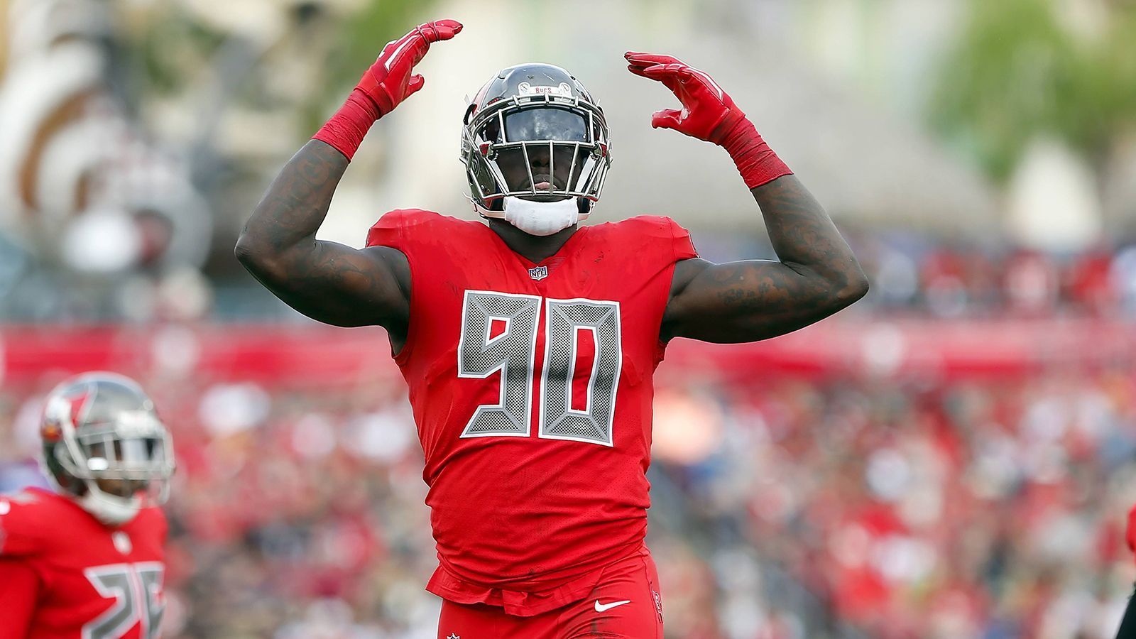 
                <strong>Platz 65: Jason Pierre-Paul</strong><br>
                Position: Defensive EndTeam: Tampa Bay BuccaneersPlatzierung im Vorjahr: nicht dabei
              