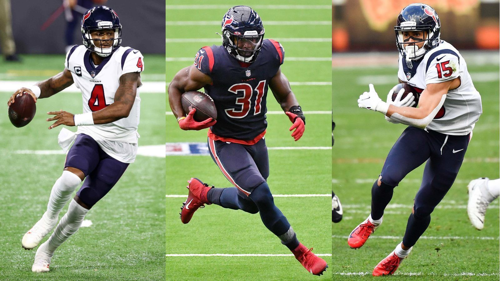 
                <strong>Vor Division-Duell mit den Indianapolis Colts: Die offensiven Baustellen und Probleme der Houston Texans</strong><br>
                Mit der Sperre von Wide Receiver Will Fuller und einigen Verletzungen stehen die Houston Texans vor dem Division-Duell gegen die Indianapolis Colts am Sonntag (ab 18 Uhr im Livestream auf ran.de) vor einem offensiven Scherbenhaufen. Nach der Entlassung von Head Coach Bill O'Brien nach Woche 4 gesellen sich nun zu den bestehenden Problemen auch noch weitere dazu -  nämlich personeller Art. ran.de stellt die Baustellen und Probleme der Texans-Offense vor und zeigt, warum das Duell mit den Colts trotz schlechter Ausgangsposition dank einer Person zum spannenden Division-Kracher werden könnte. 
              