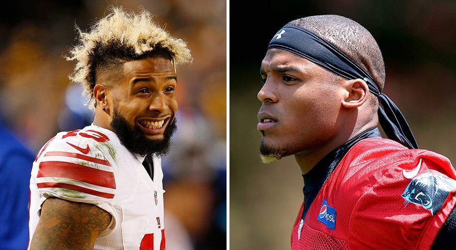 
                <strong>Haare/Bart: Odell Beckham Jr. & Cam Newton</strong><br>
                Brown: "Bei den Haaren kommt es drauf an, auf was man steht. Wenn du Blonde willst, sind es wohl Odells. Ich würde vermutlich auch noch den Bart von Cam Newton nehmen."Wie genau das seinen perfekten Receiver jedoch verstärken soll, hat der 28-Jährige nicht verraten.
              