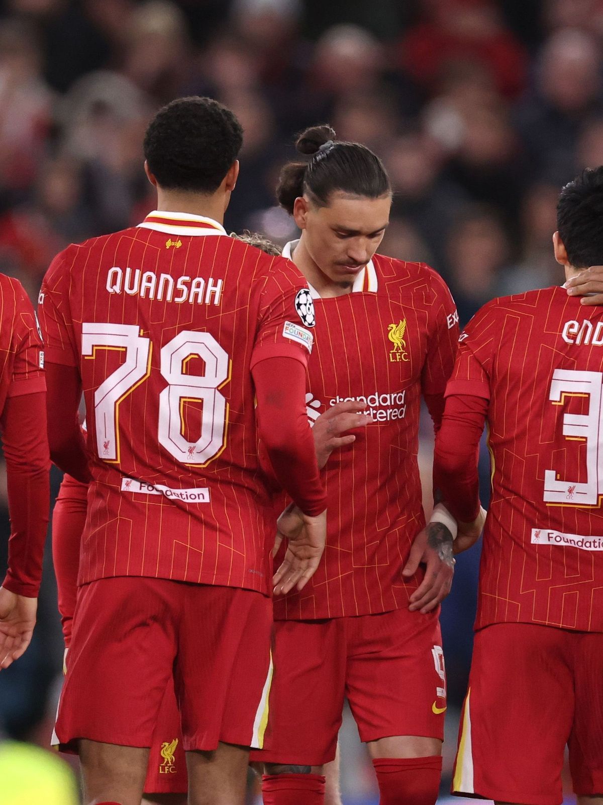 Liverpool FC v Paris Saint-Germain - UEFA Champions League 2024/25 Round of 16 Second Leg