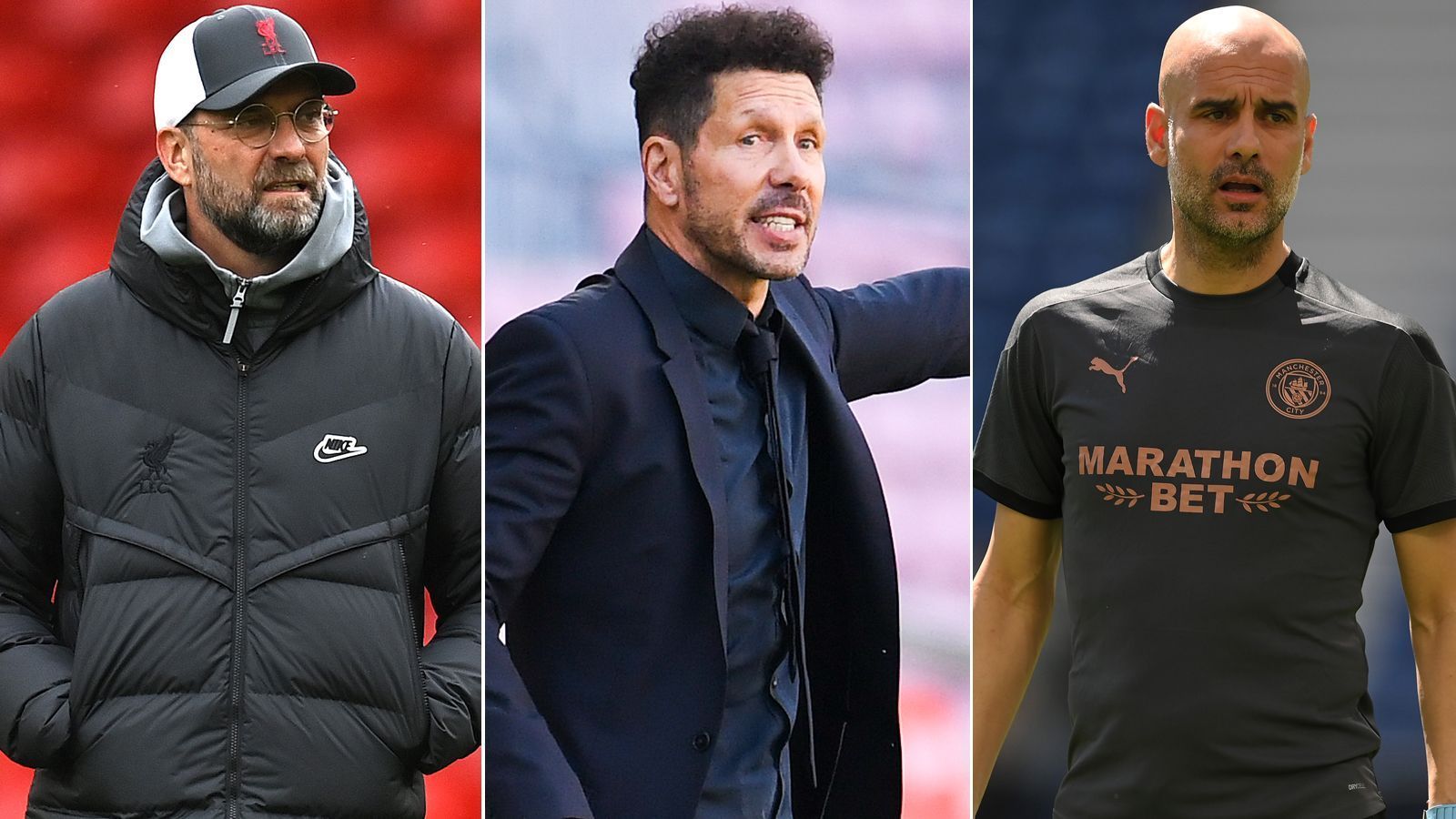 
                <strong>Die Vertragslaufzeiten der Trainer bei Europas Topklubs</strong><br>
                Atletico Madrids Meistertrainer Diego Simeone (Mi.) hat seinen Vertrag vorzeitig bis 2024 verlängert. ran.de zeigt die Vertragssituationen der Trainer bei Europas anderen Topklubs. (Stand: 8. Juli 2021)
              